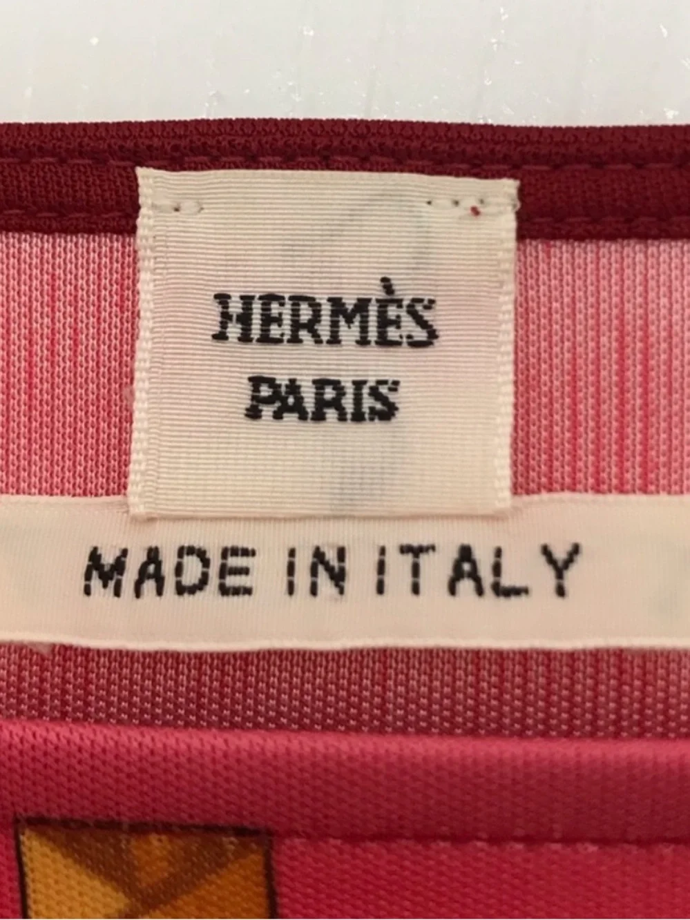 Authentic Hermes Les Cles Long Sleeve Top EUC
